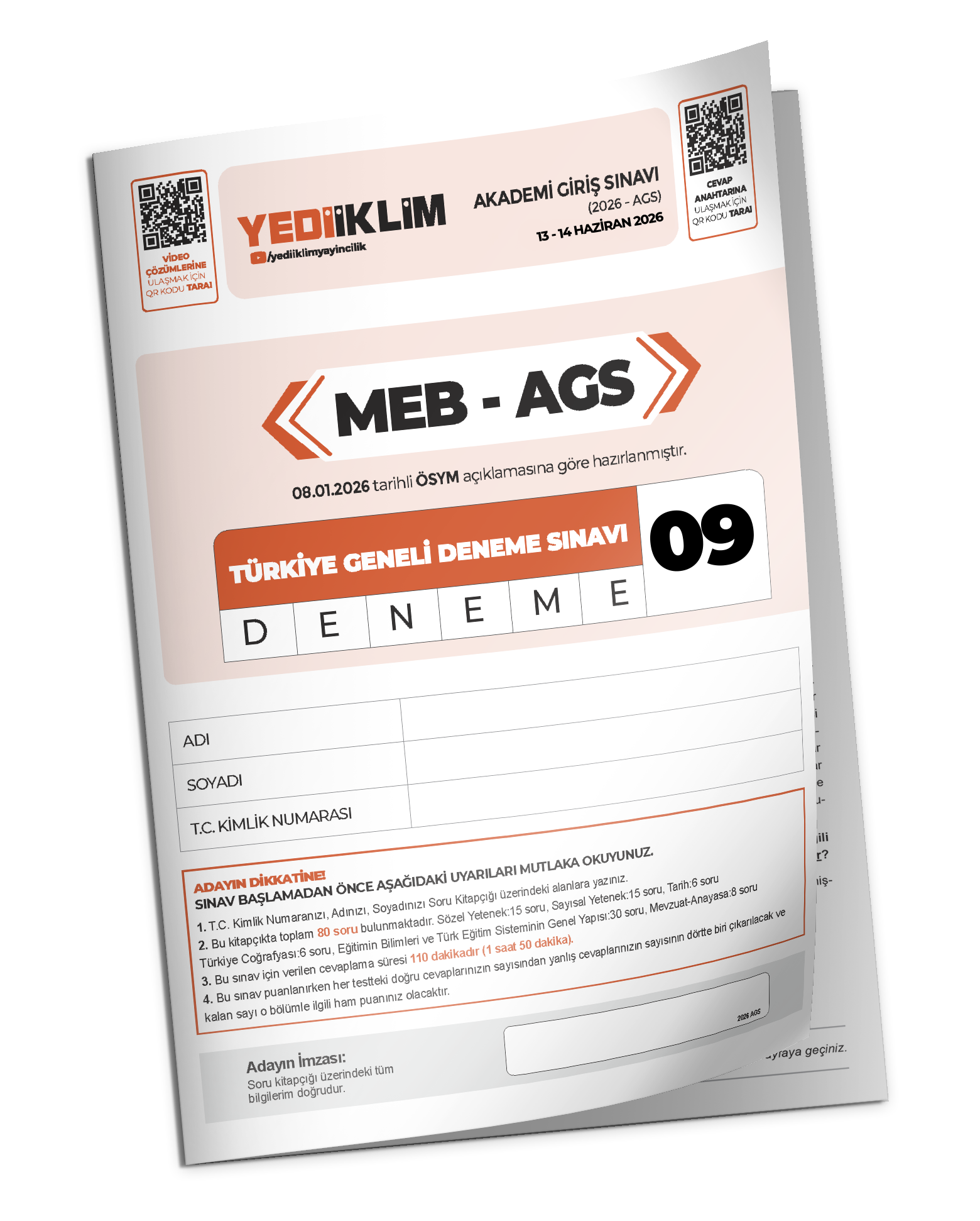 TG09-AGS 3D 2026 YEDİİKLİM MEB AGS Türkiye Geneli Deneme Sınavı 9 - Görsel 1